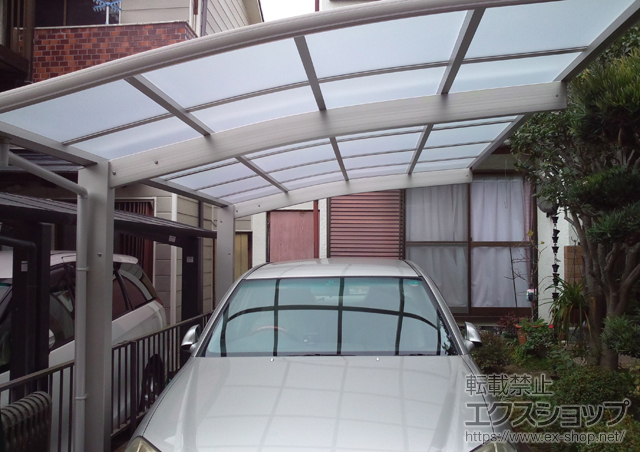 奈良県奈良市ののカーポート プレシオスポート 積雪〜20cm対応 施工例