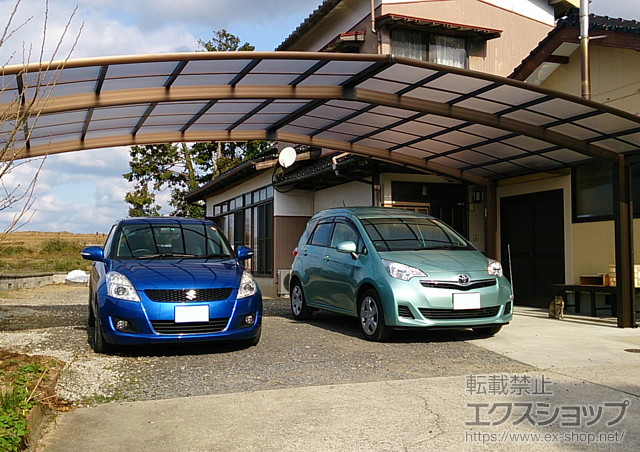 佐賀県東松浦郡玄海町ののカーポート レイナトリプルポートグラン　積雪〜20cm対応 施工例