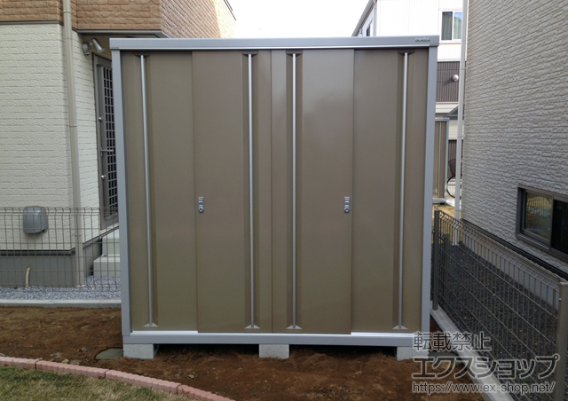 茨城県つくば市のの物置・屋外倉庫 シンプリー 一般型(MJN-199EP) 施工例