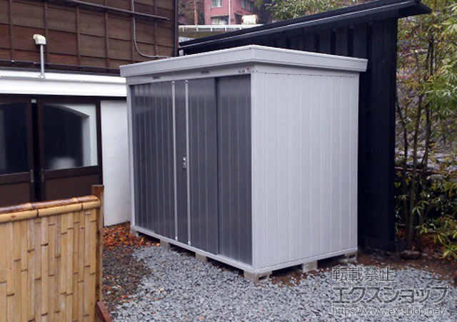 静岡県伊豆市のの物置・屋外倉庫 ネクスタ 一般型（NXN-36S　PG） 施工例