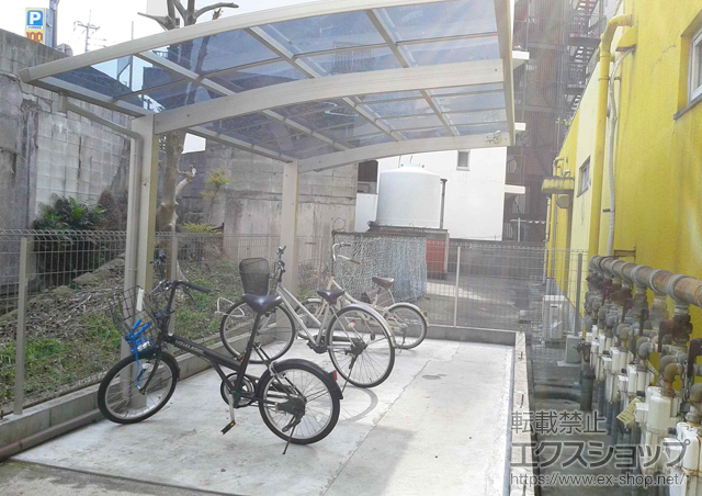 福岡県春日市ののカーポート プレシオスポート 積雪〜20cm対応 施工例