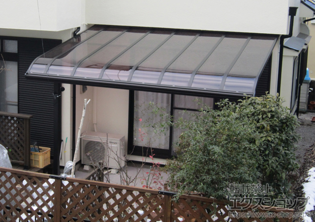 東京都日野市ののテラス屋根 ヴェクターテラス R型 テラスタイプ 単体 積雪〜20cm対応 施工例