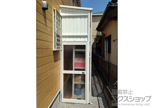 神奈川県藤沢市ののストックヤード オイトック 両ドア付タイプ パネル仕様 積雪~20cm対応  高さ7尺仕様 施工例