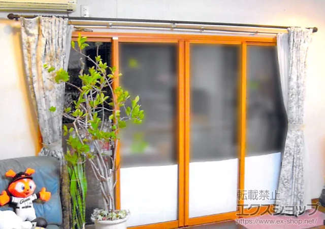 埼玉県入間市のの内窓（二重窓・二重サッシ） インプラス(ダストバリア)引違窓4枚建て 施工例