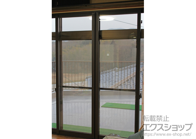 岡山県和気郡和気町のの二重窓（内窓） インプラス ダストバリア仕様 引違窓 4枚建 施工例