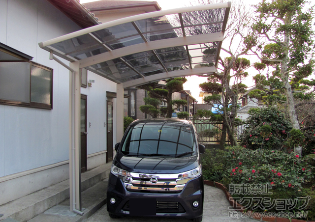 大分県大分市ののカーポート プレシオスポート 積雪〜20cm対応 施工例