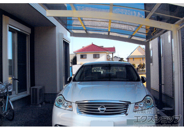 静岡県富士市ののカーポート レイナポートグランZ　積雪〜20cm対応 施工例