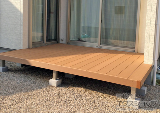 兵庫県赤穂市ののウッドデッキ リウッドデッキ200 施工例