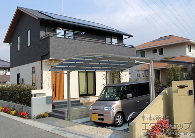 奈良県奈良市ののカーポート レイナツインポートグラン　積雪〜20cm対応 施工例