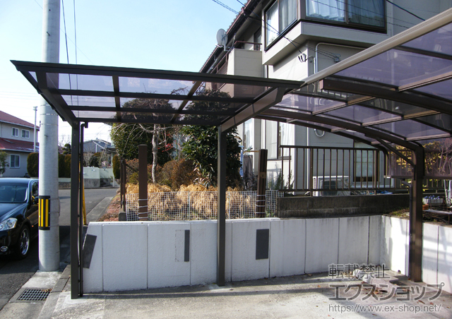 宮城県仙台市ののサイクルポート・駐輪場 アーキフィット ミニ 施工例