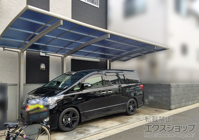 埼玉県所沢市ののカーポート レイナポートグラン 延長　積雪〜20cm対応 施工例