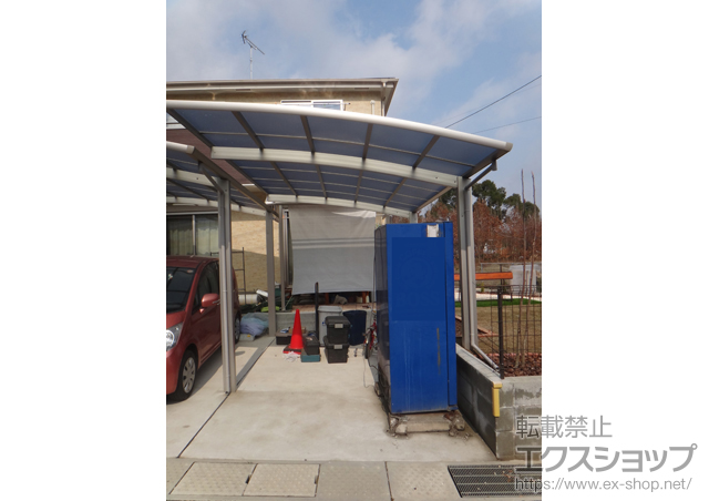 福岡県飯塚市ののカーポート レイナポートグラン　積雪〜20cm対応 施工例