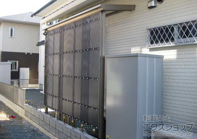 静岡県磐田市のLIXIL リクシル（トステム）のストックヤード フリーヤード　オープンタイプ 積雪〜20cm対応 施工例