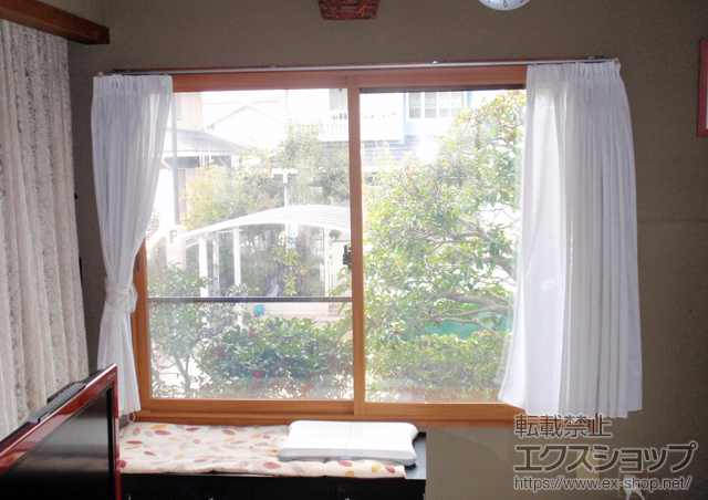 兵庫県三田市のの二重窓（内窓） インプラス（ダストバリア） 引違窓2枚建 施工例