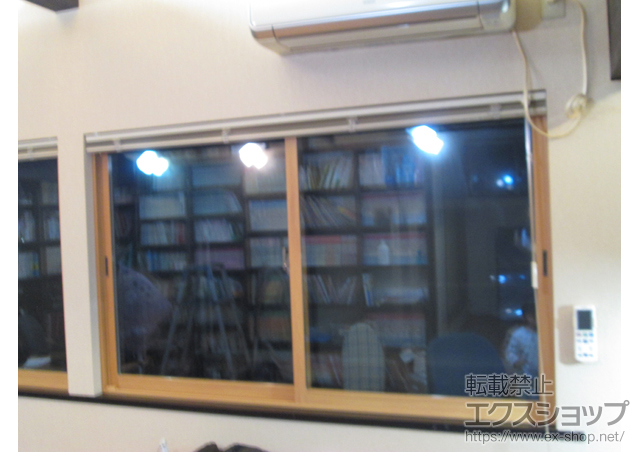 石川県鳳珠郡能登町のの二重窓（内窓） インプラス(ダストバリア)引き違い窓2枚建て 施工例