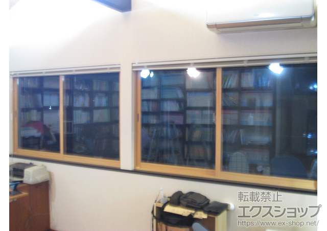 石川県鳳珠郡能登町のの二重窓（内窓） インプラス(ダストバリア)引き違い窓2枚建て 施工例