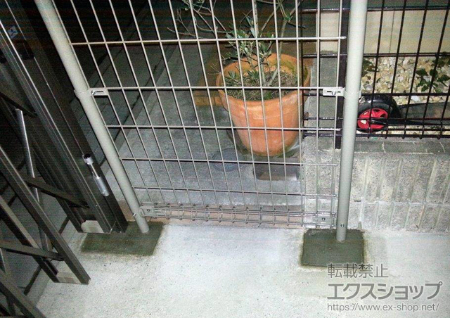 千葉県野田市ののフェンス・柵 ハイグリッドフェンスN1型 間仕切り施工 施工例