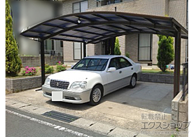 島根県松江市ののカーポート レイナツインポートグラン　積雪〜20cm対応 施工例