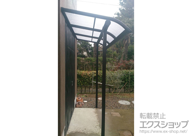 千葉県市川市ののテラス屋根 プレシオステラス R型 テラスタイプ 単体 積雪〜20cm対応 施工例