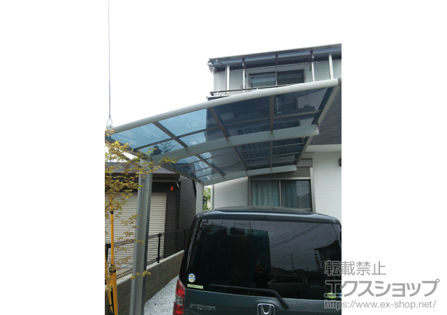 兵庫県姫路市ののカーポート プレシオスポート 積雪〜20cm対応 施工例