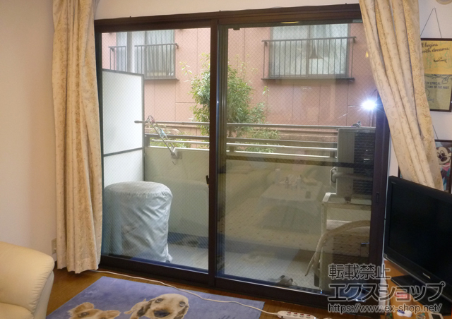 神奈川県相模原市のの二重窓（内窓） インプラス(ダストバリア)引き違い窓2枚建て 施工例