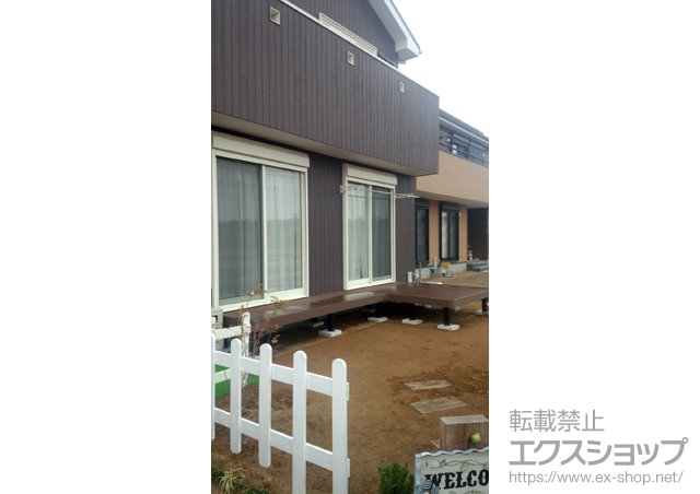 千葉県市原市ののウッドデッキ リウッドデッキ 200 施工例