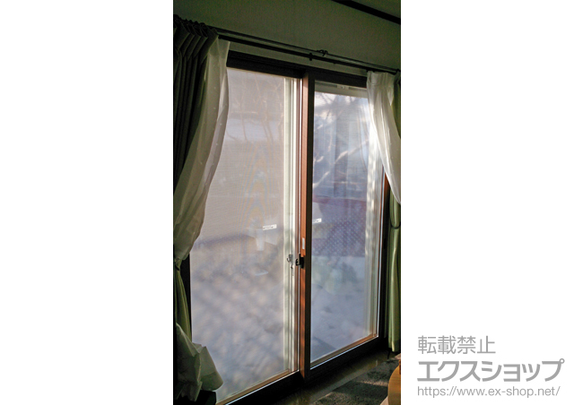 兵庫県神戸市のの二重窓（内窓） インプラス(ダストバリア)引違い窓2枚建 施工例