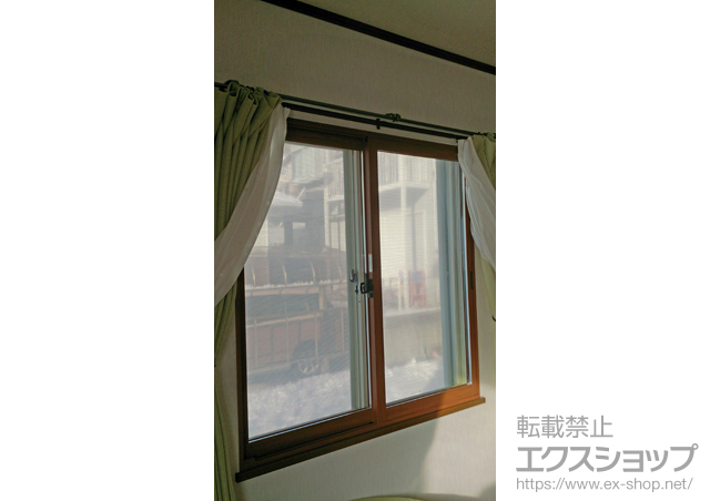 兵庫県神戸市のの二重窓（内窓） インプラス(ダストバリア)引違い窓2枚建 施工例