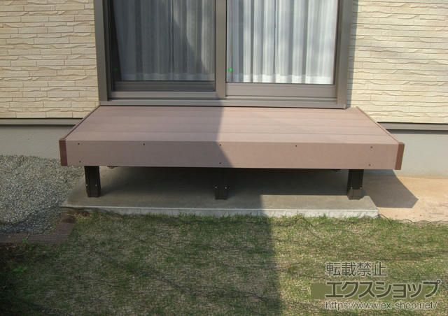 神奈川県厚木市ののウッドデッキ 樹ら楽ステージ 施工例