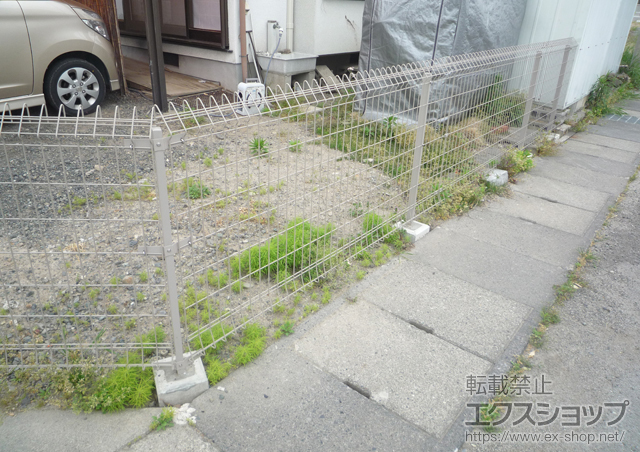 山梨県中巨摩郡昭和町ののフェンス・柵 メッシュフェンスG10-R 施工例