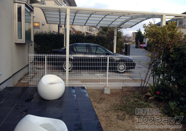 兵庫県芦屋市ののフェンス・柵 メッシュフェンス G10-R 施工例