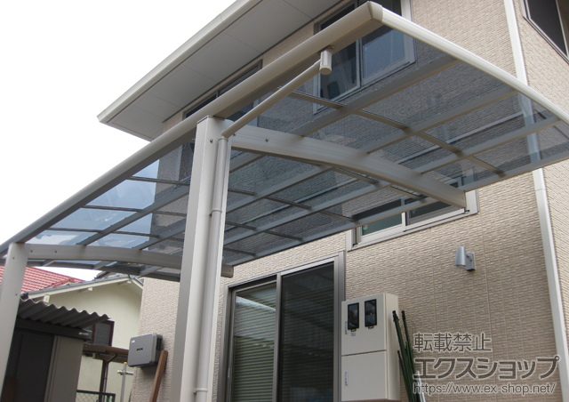 愛媛県松山市ののカーポート プレシオスポート 積雪〜20cm対応 施工例