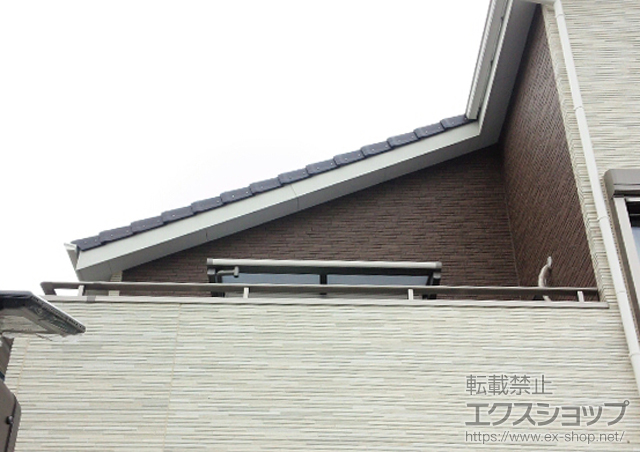 愛知県大府市のLIXIL リクシル（トステム）のバルコニー・ベランダ屋根 ライザーテラスII F型 ルーフタイプ 単体 積雪〜20cm対応 施工例