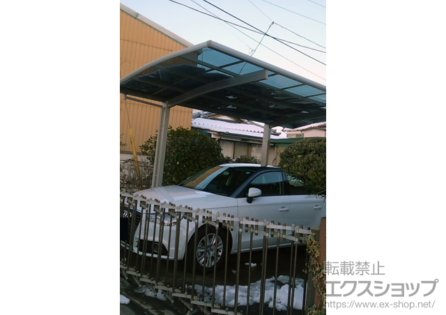埼玉県加須市ののカーポート プレシオスポート 積雪〜20cm対応 施工例