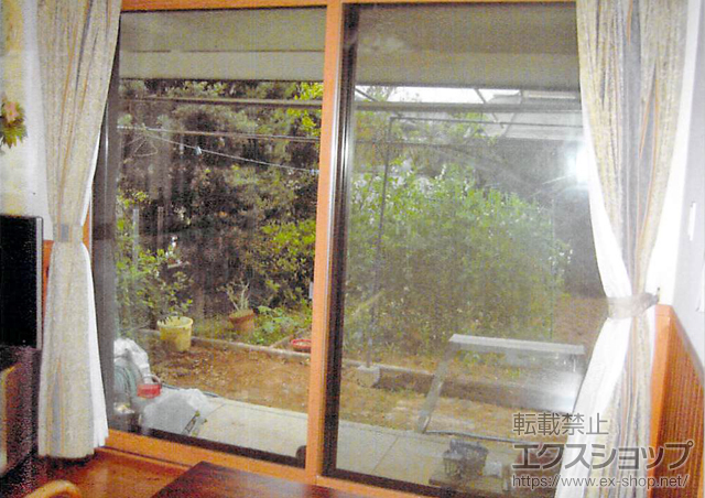 熊本県熊本市のの二重窓（内窓） インプラス ダストバリア仕様 引違い窓　2枚建て 補強下枠仕様 施工例