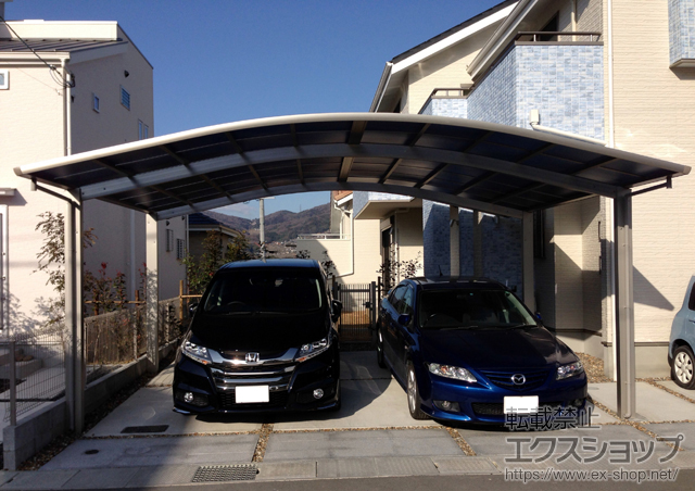 奈良県生駒市ののカーポート レイナツインポートグラン　積雪〜20cm対応 施工例