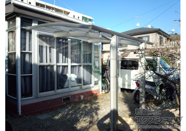 福岡県福岡市ののサイクルポート・駐輪場 プレシオスポート ミニ 積雪〜20cm対応 施工例