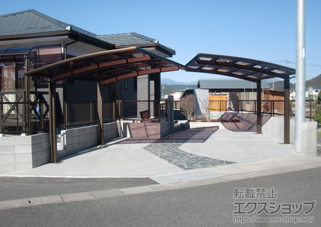 鹿児島県霧島市ののカーポート レイナポートグラン　積雪〜20cm対応 施工例