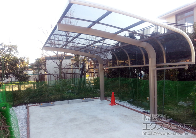 愛知県瀬戸市のLIXIL リクシル（トステム）のカーポート テールポートシグマIII 積雪〜20cm対応 施工例