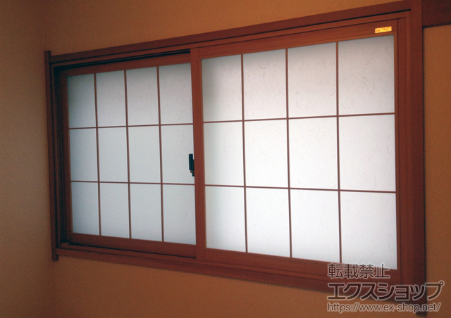 東京都調布市のの二重窓（内窓） インプラス(ダストバリア)引違い窓2枚建 施工例