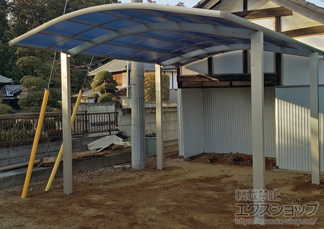 茨城県守谷市ののカーポート レイナツインポートグラン　積雪〜20cm対応 施工例