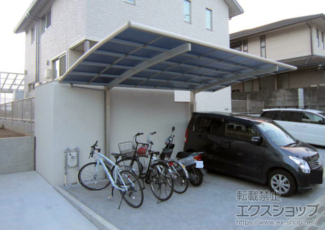 高知県高知市ののカーポート レイナポートグラン　積雪〜20cm対応 施工例