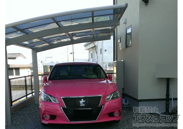 群馬県藤岡市ののカーポート プレシオスポート 積雪〜20cm対応 施工例