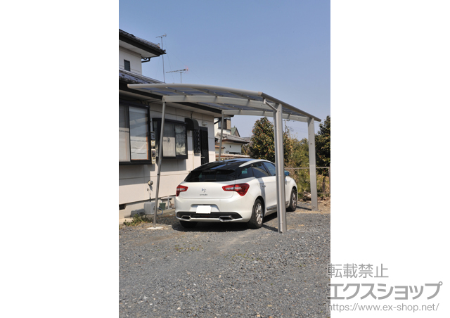 栃木県足利市ののカーポート レイナポートグラン　積雪〜20cm対応 施工例