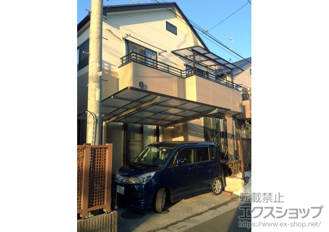 埼玉県越谷市ののカーポート スマット 積雪~20cm対応 施工例