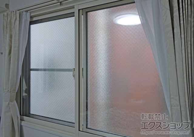 東京都中野区のの二重窓（内窓） インプラス(ダストバリア)引違い窓2枚建て 施工例