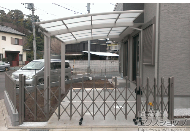東京都町田市ののカーポート プレシオスポート 積雪〜20cm対応 施工例