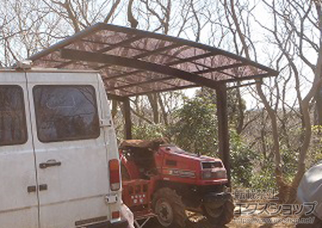 千葉県木更津市ののカーポート レイナポート 積雪〜20cm対応 施工例