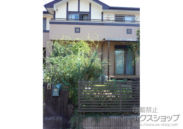 千葉県流山市ののフェンス・柵 プリレオR3型フェンス フリーポールタイプ 施工例