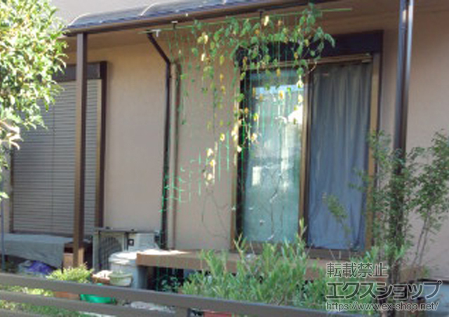 千葉県流山市ののテラス屋根 ヴェクターテラス R型 テラスタイプ 単体 積雪〜20cm対応 施工例